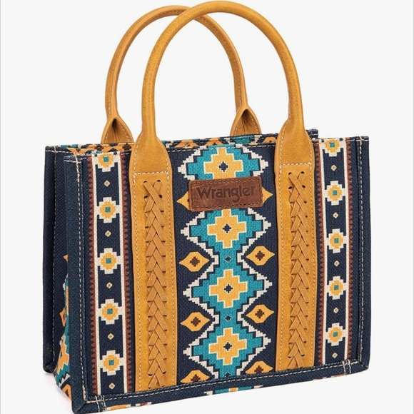 Montawest Wrangler Women's Tote Multicolor Patterned Bag - Picture 2 of 8